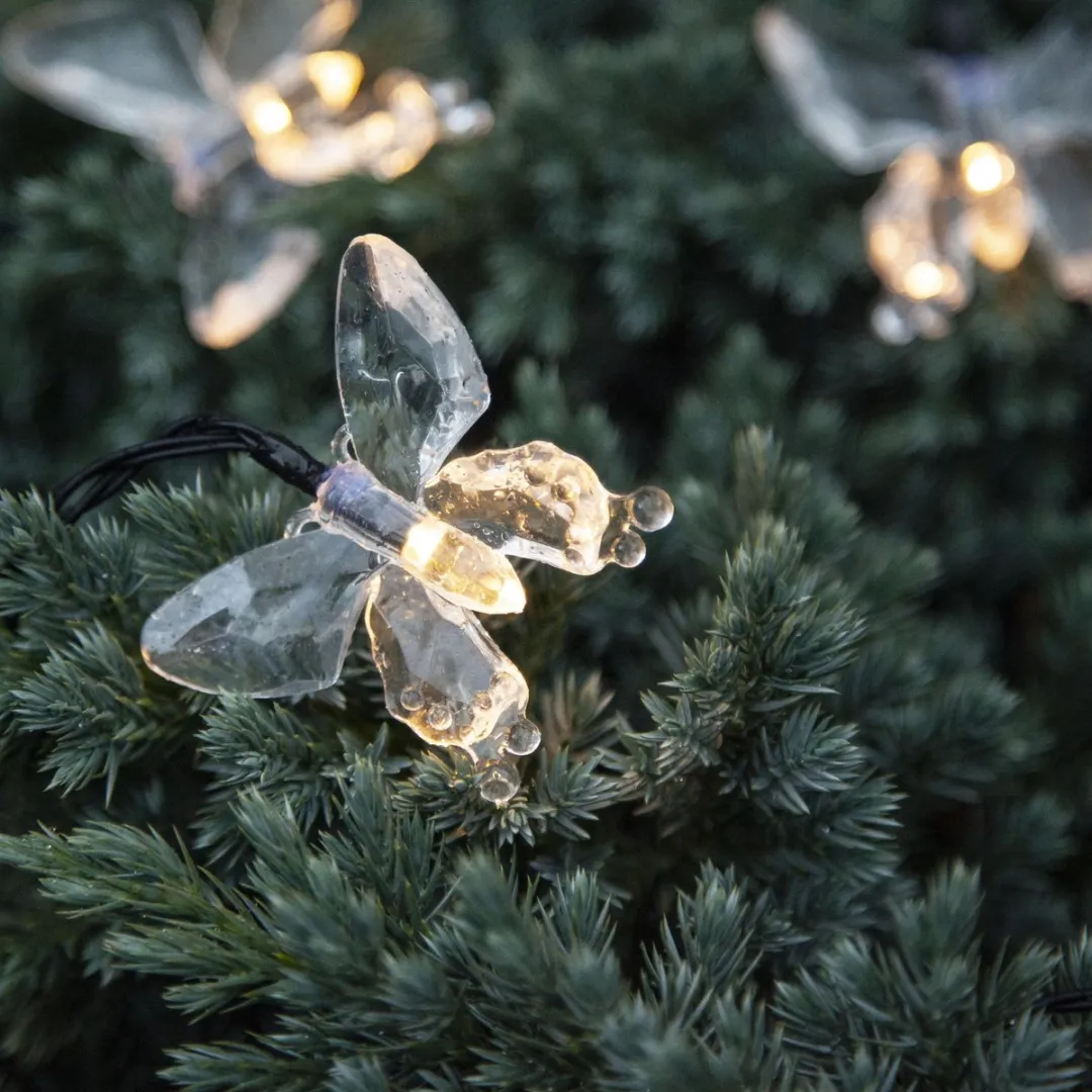 Star Trading Solar Fairy Lights Papillon - Transparant