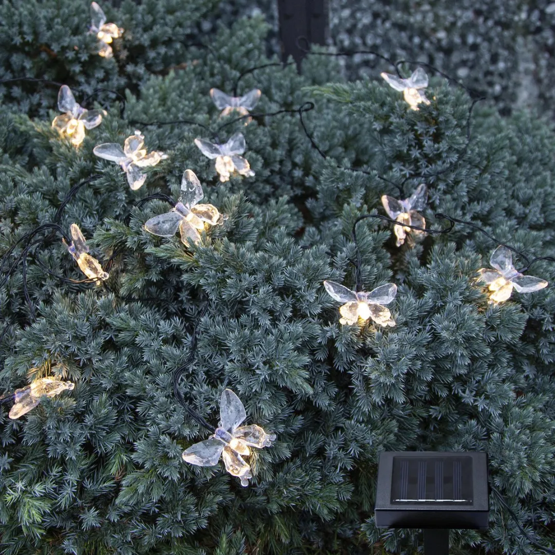 Star Trading Solar Fairy Lights Papillon - Transparant