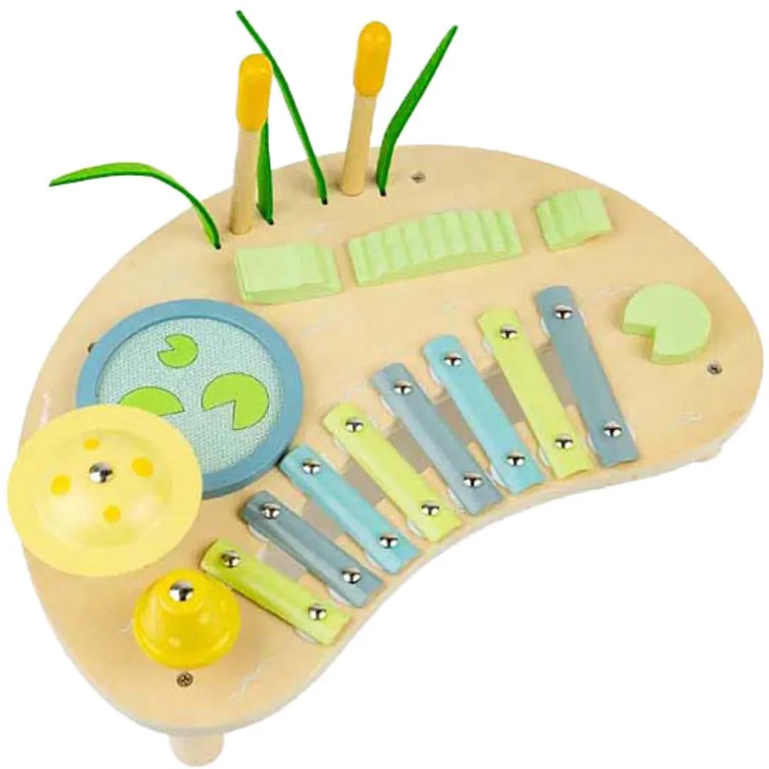 BIGJIGS Jungle Muziekbureau - Houten Alligator - Multi