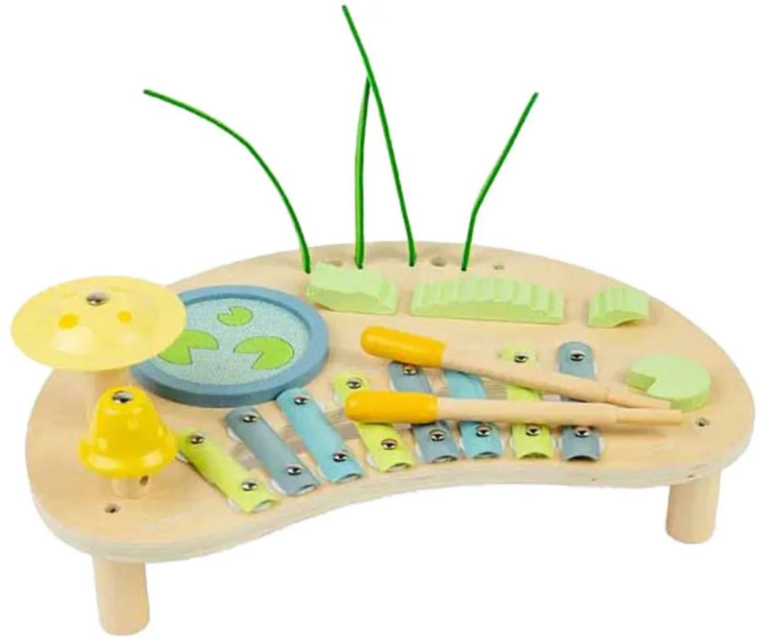 BIGJIGS Jungle Muziekbureau - Houten Alligator - Multi