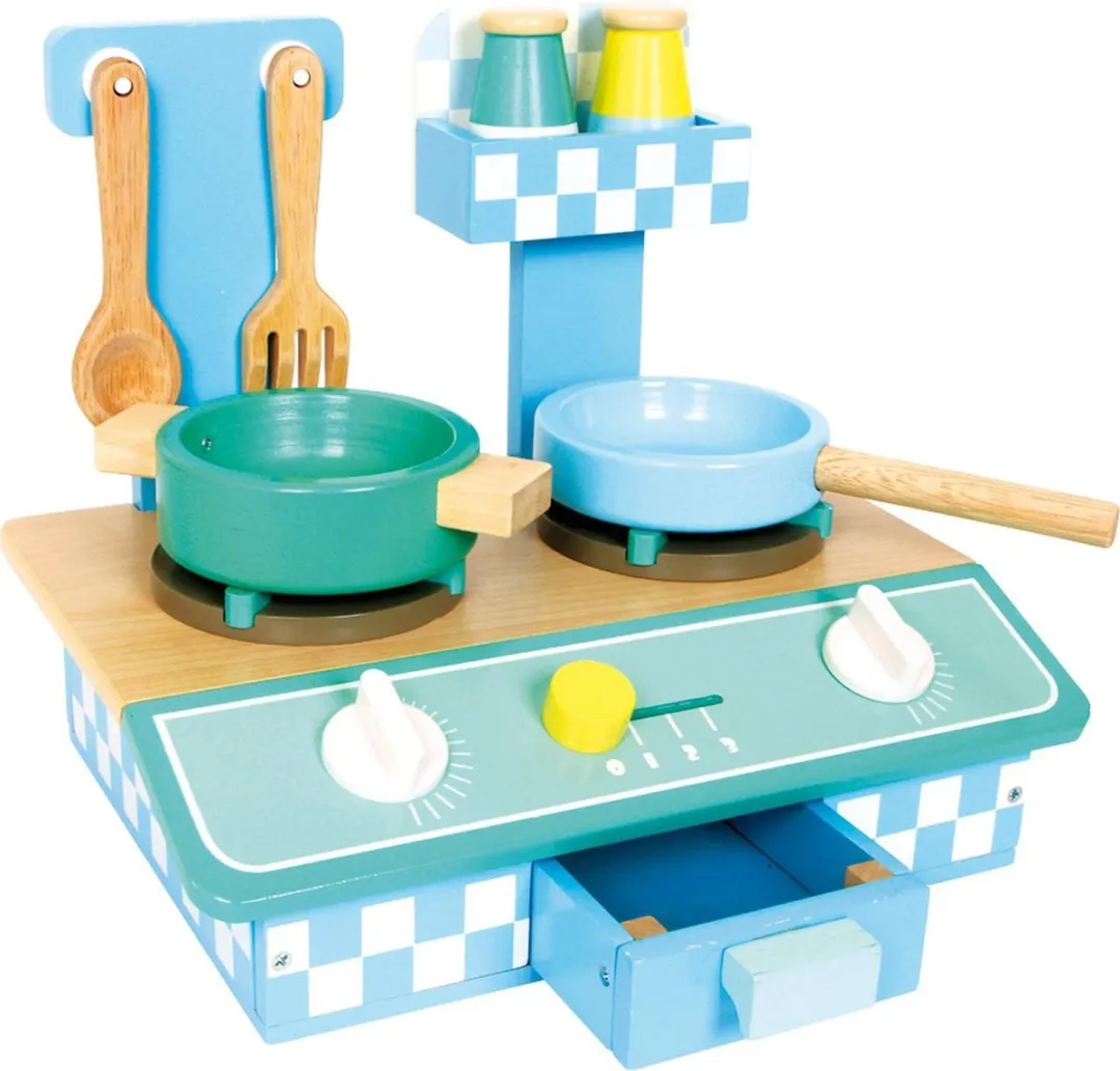 Small Foot Kitchen Oliver - Wit/Blauw/ Groen