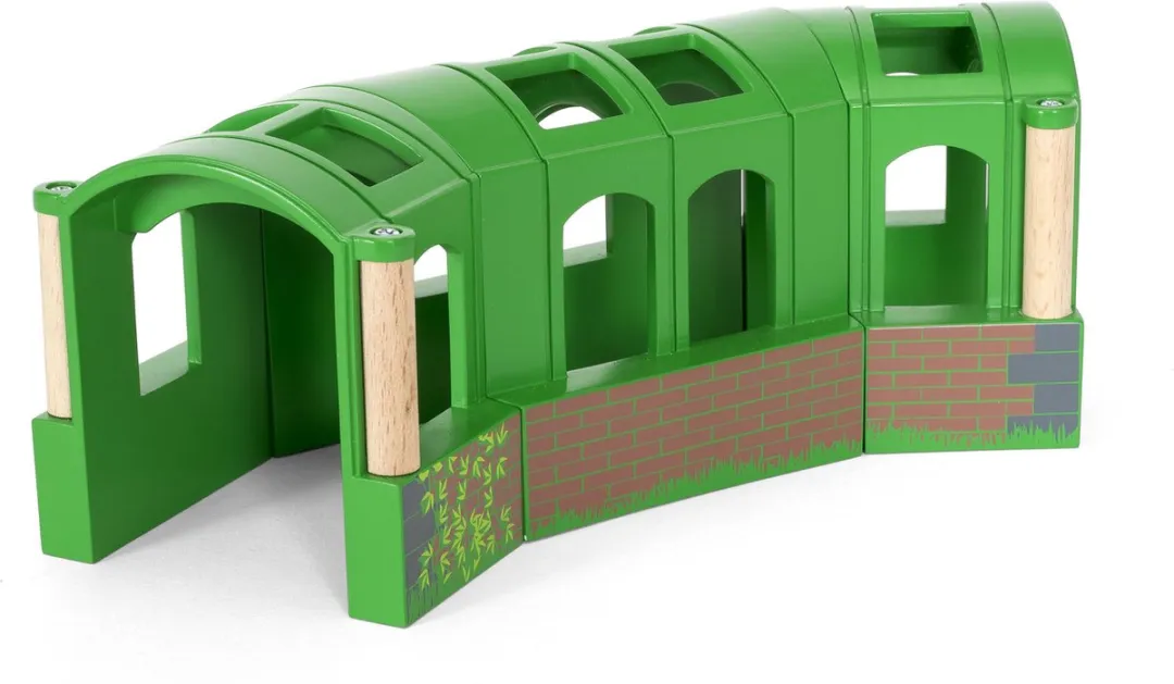 BRIO Groene Flexibele Tunnel 33709 - Veelkleurig