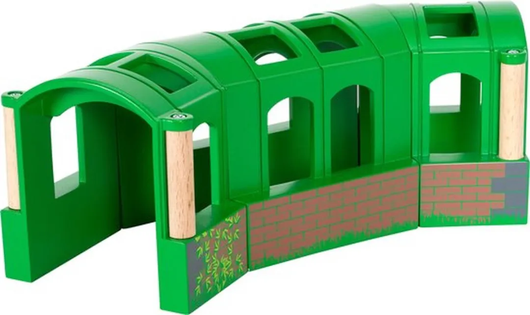 BRIO Groene Flexibele Tunnel 33709 - Veelkleurig