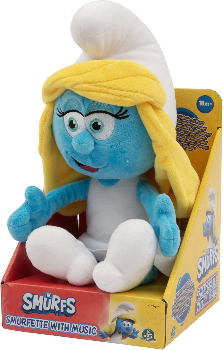 GP Toys Smurfin Knuffel 30cm - Meerkleurig