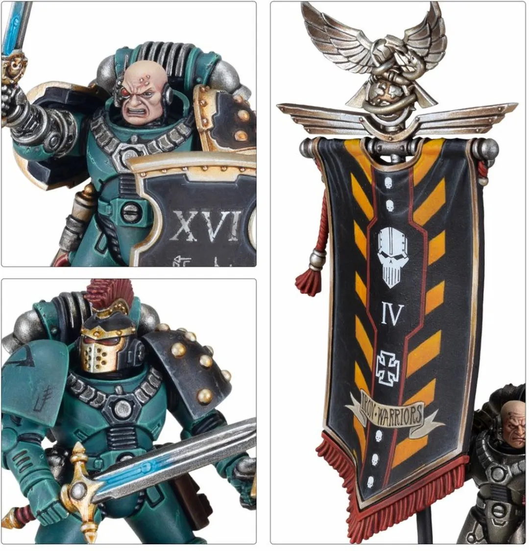 Games Workshop Horus Heresy MKVI Command Squad - 6 Onderdelen