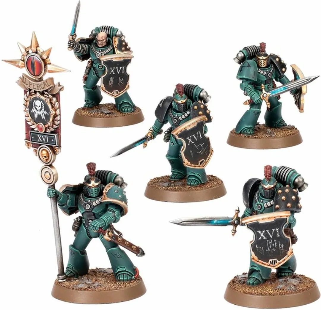 Games Workshop Horus Heresy MKVI Command Squad - 6 Onderdelen