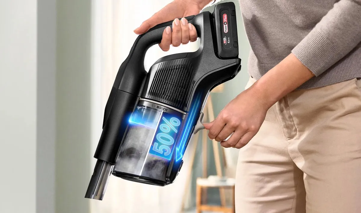 Bosch BXS1041BQC Draadloze Stofzuiger - Zwart