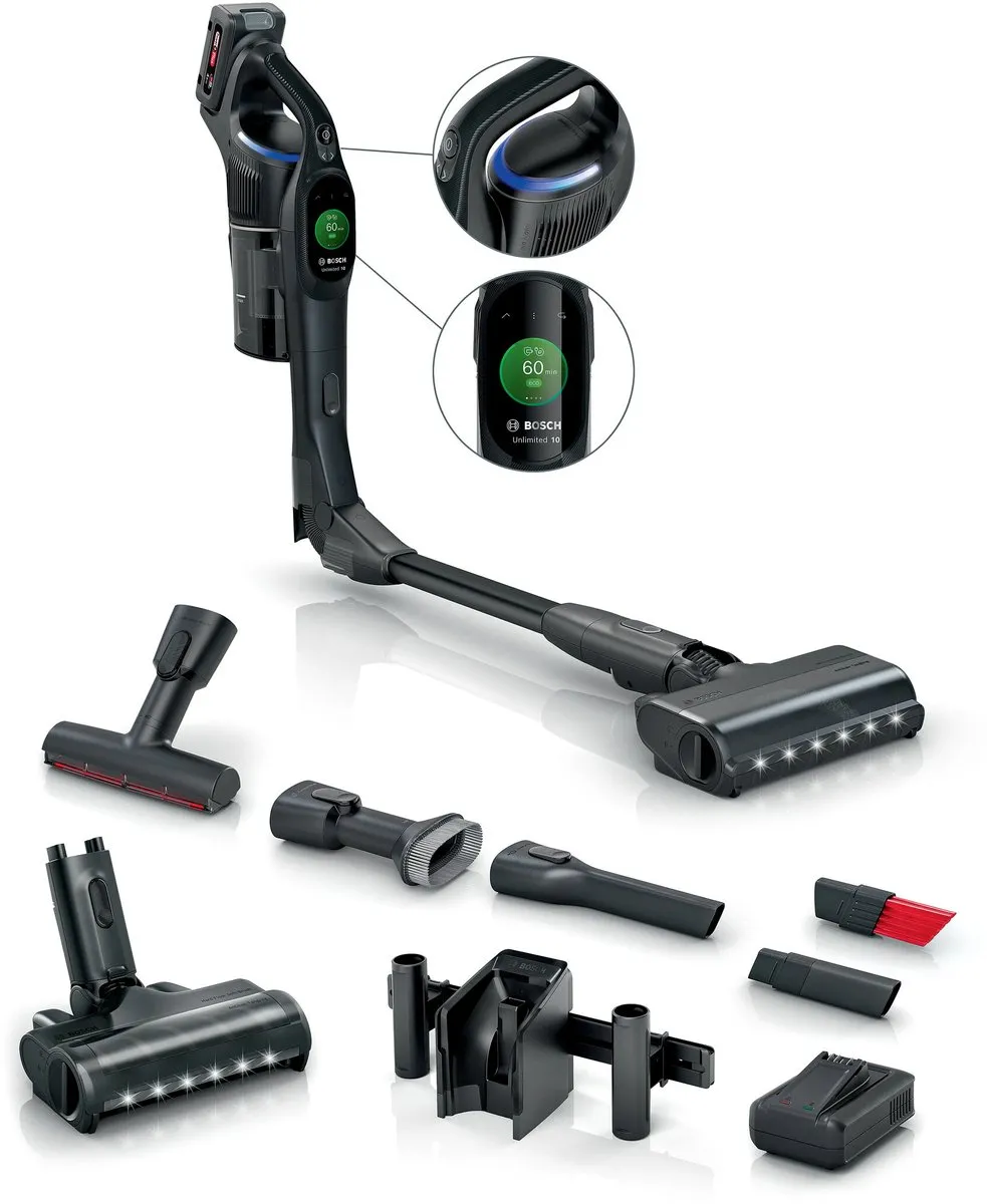 Bosch BXS1041BQC Draadloze Stofzuiger - Zwart