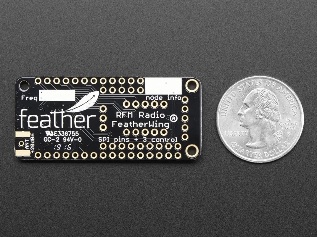 Adafruit Radio FeatherWing RFM69HCW 900MHz - Meerkleurig