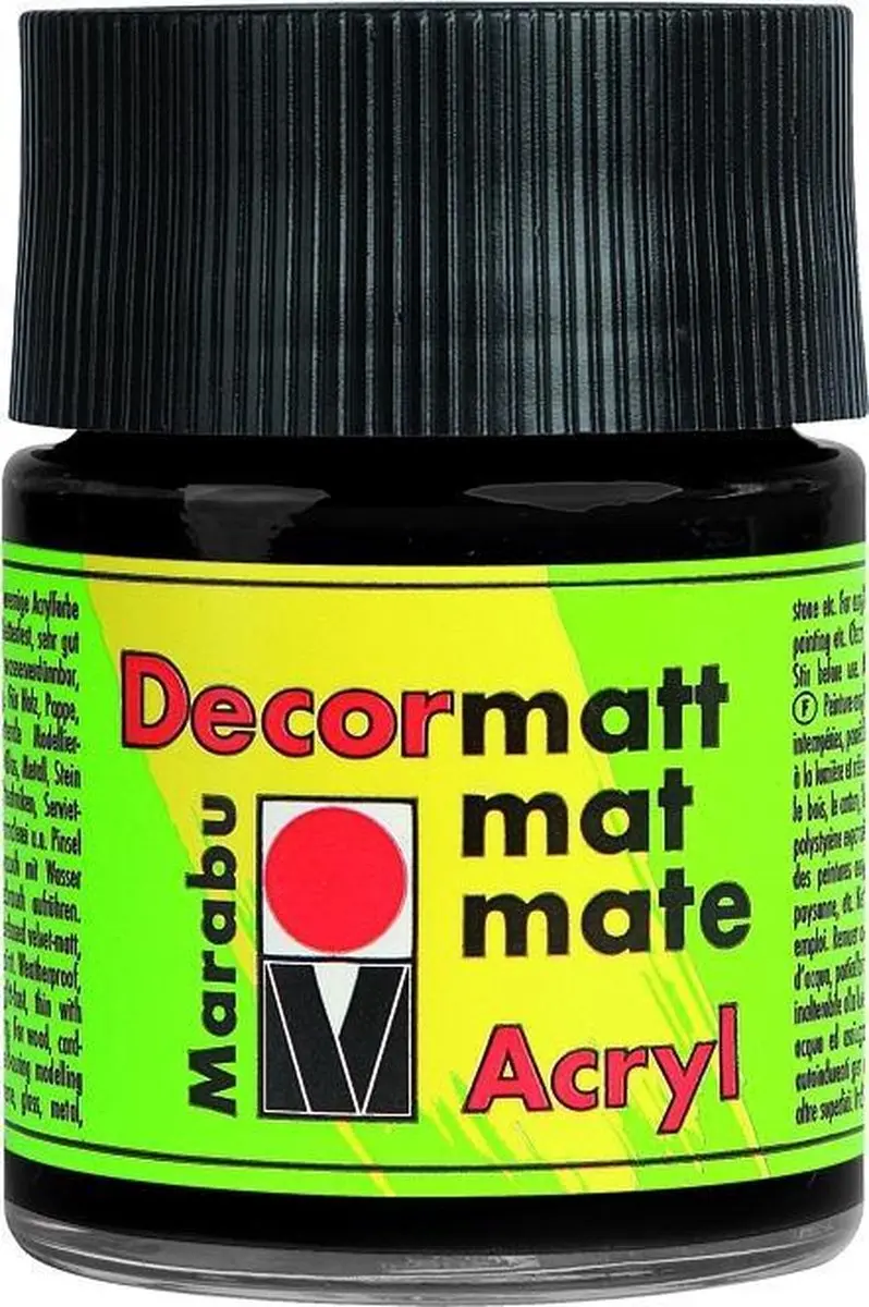 Marabu DecoMatt Acryl 50ml - Karmijnrood