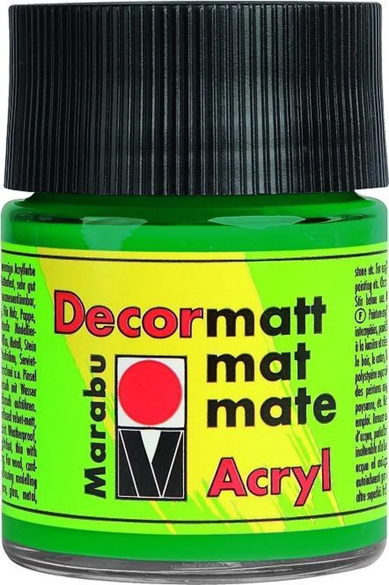 Marabu DecoMatt Acryl 50ml - Karmijnrood