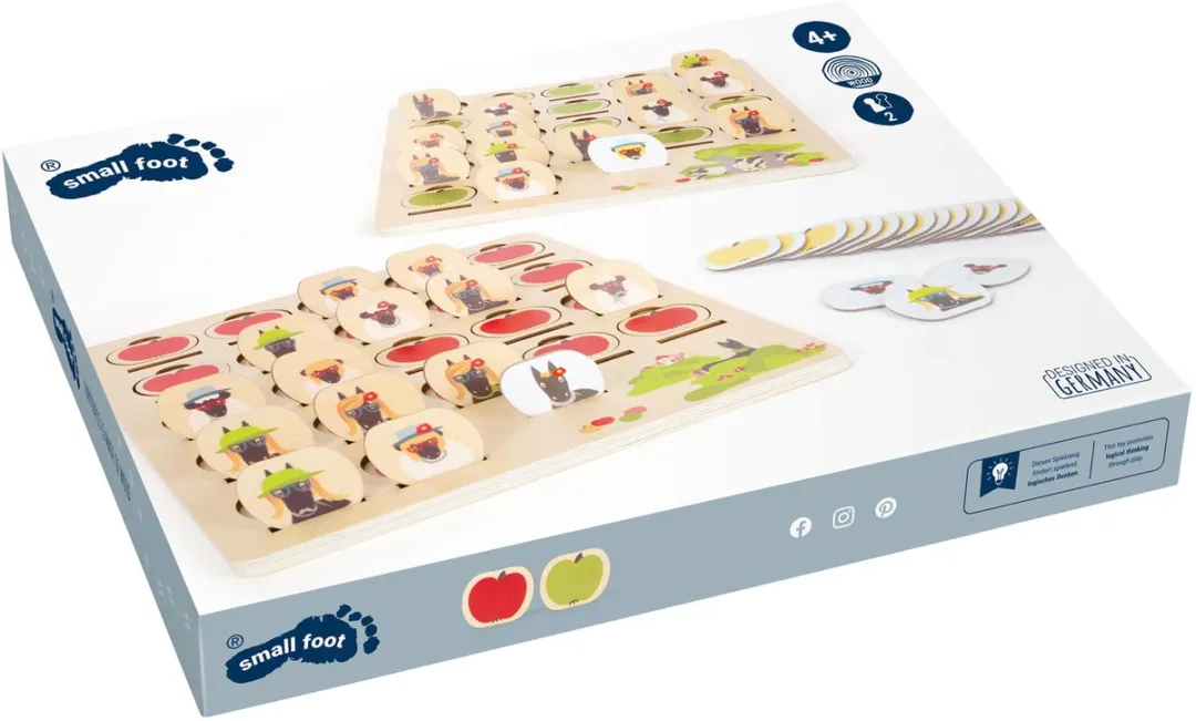 Small Foot Raad Eens Wie Houten Bordspel - 2-6 Spelers