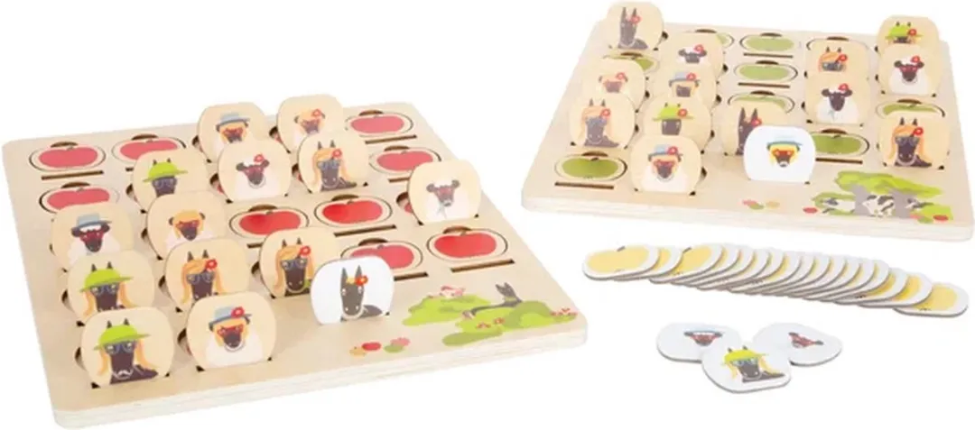 Small Foot Raad Eens Wie Houten Bordspel - 2-6 Spelers
