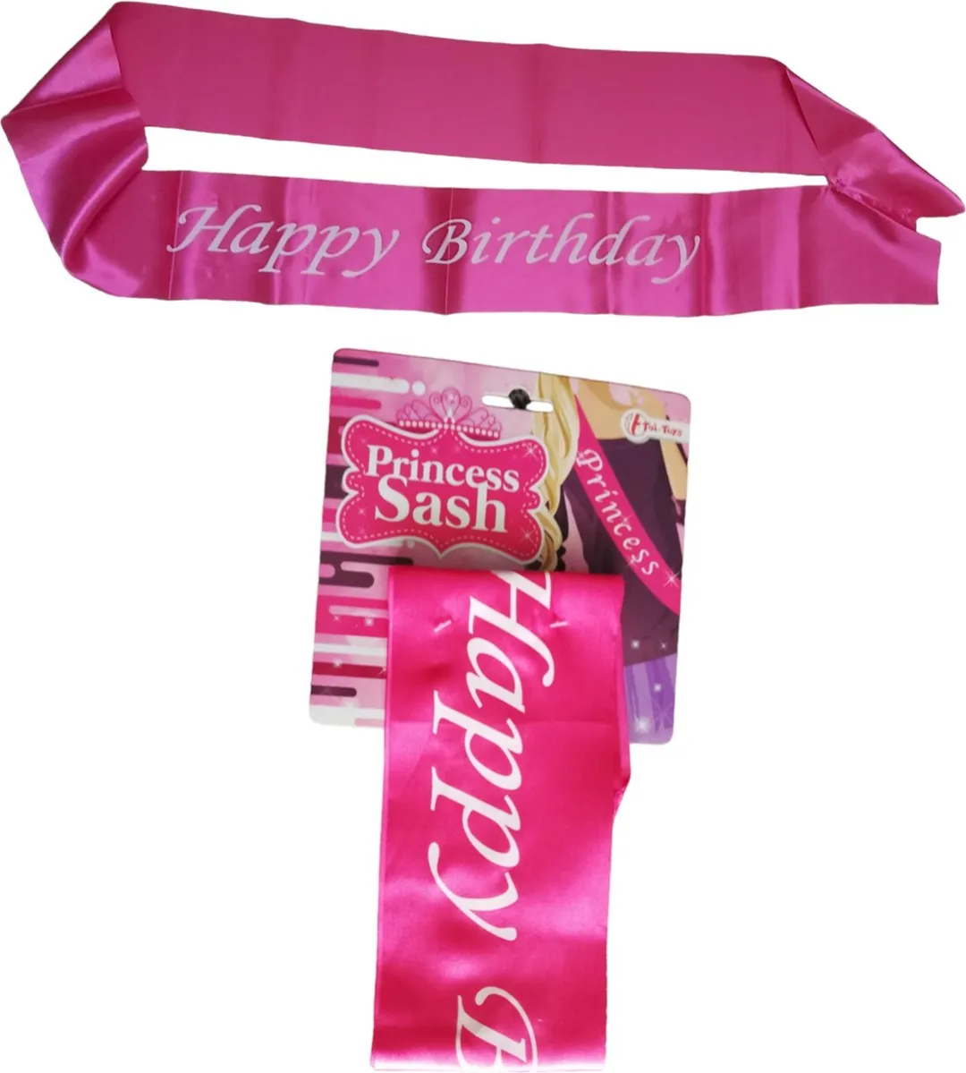 Toi-Toys Sjerp Verjaardag - 75cm - Fuchsia Roze