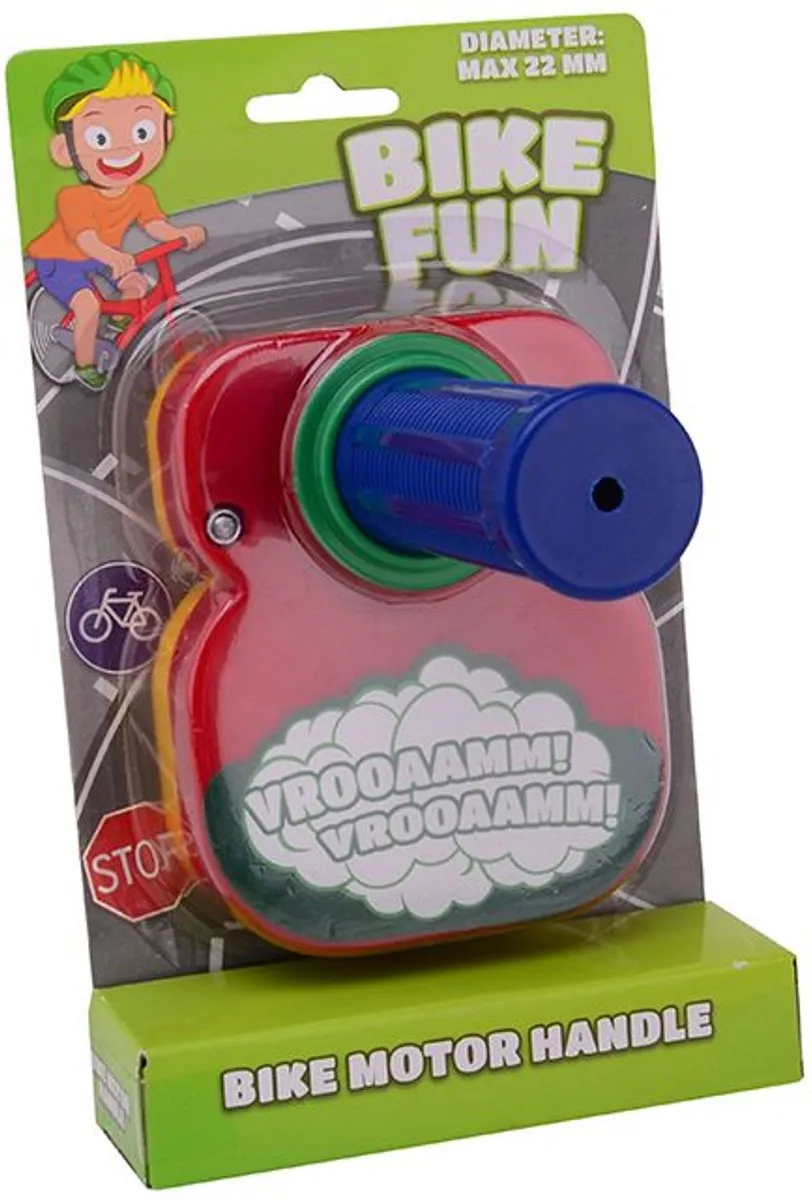 Johntoy Go Go Fietstoeter - Motorsound - Rood