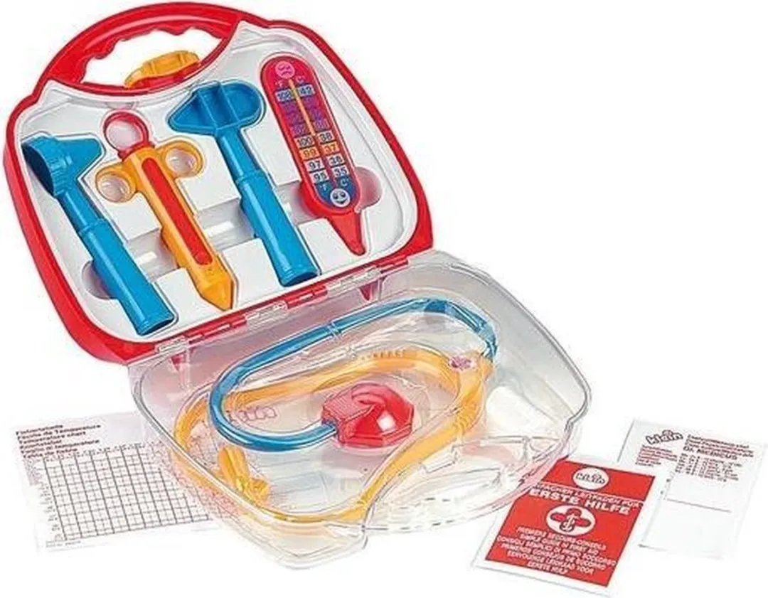 Klein Toys Dokterskoffer - Rood - 8-delig