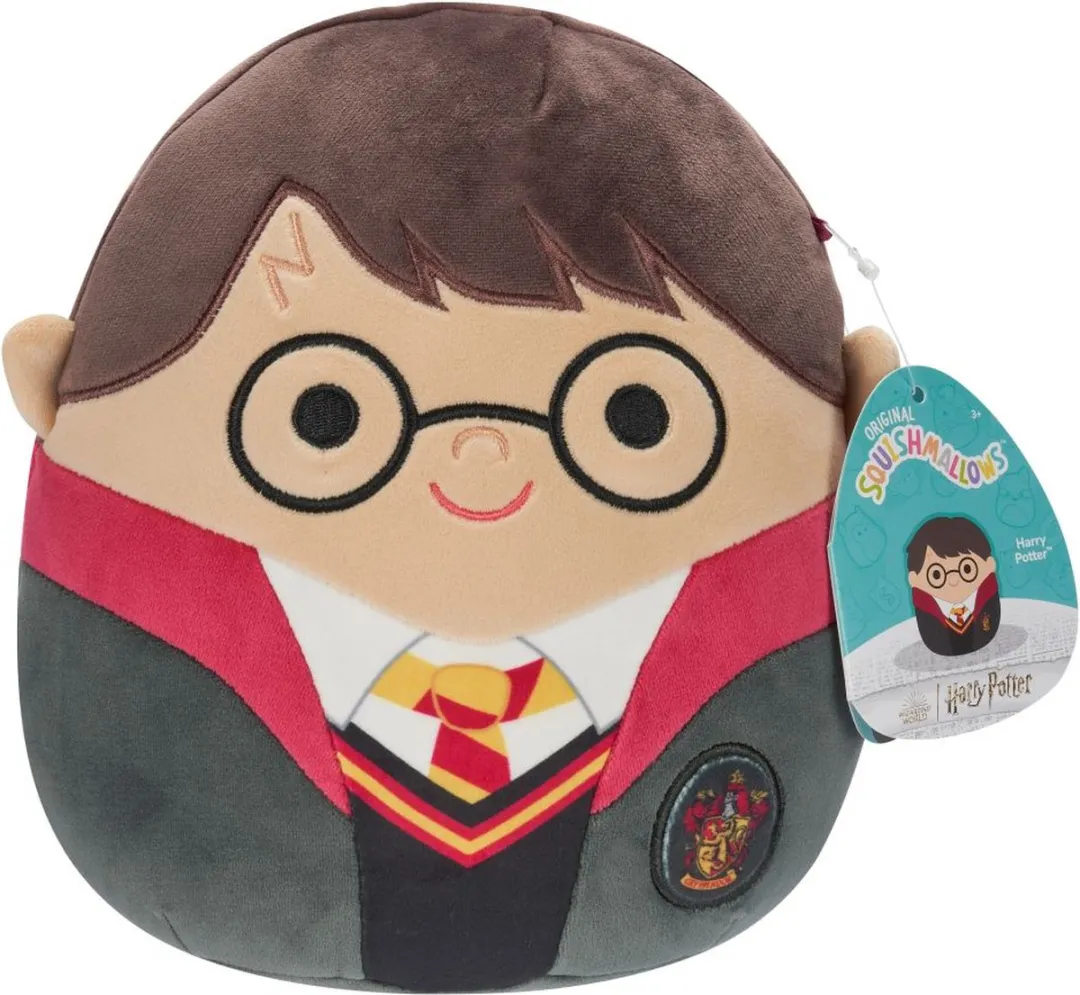 Squishmallows Harry Potter Uniform Plush 25cm - Rood/Bruin/Zwart