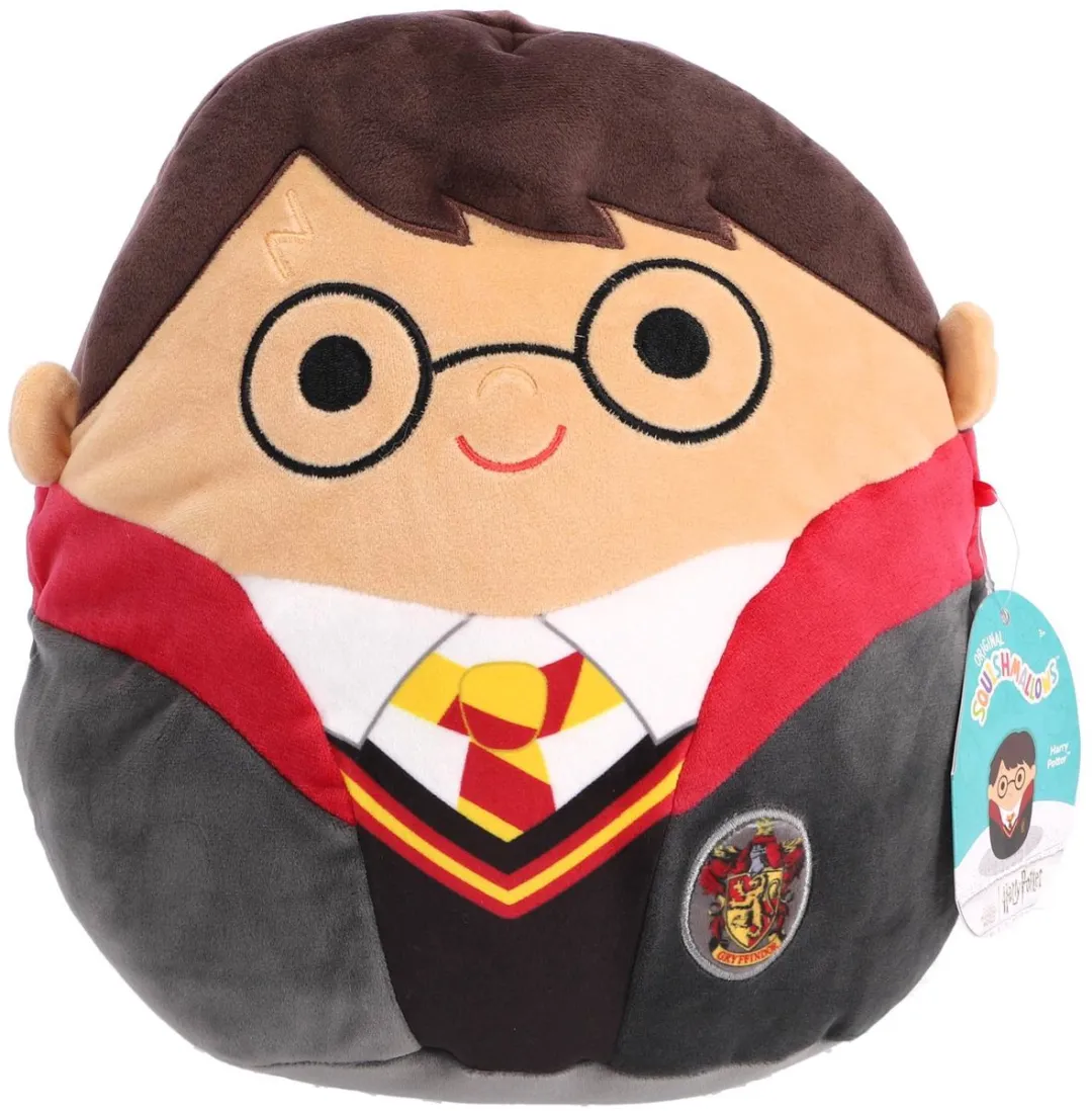 Squishmallows Harry Potter Uniform Plush 25cm - Rood/Bruin/Zwart