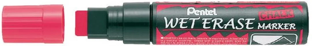 Pentel SMW56 Krijtmarker Rood 8-16mm