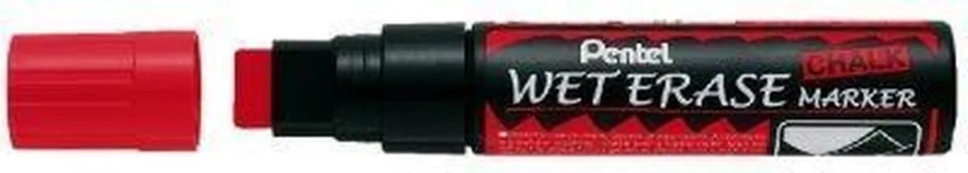 Pentel SMW56 Krijtmarker Rood 8-16mm
