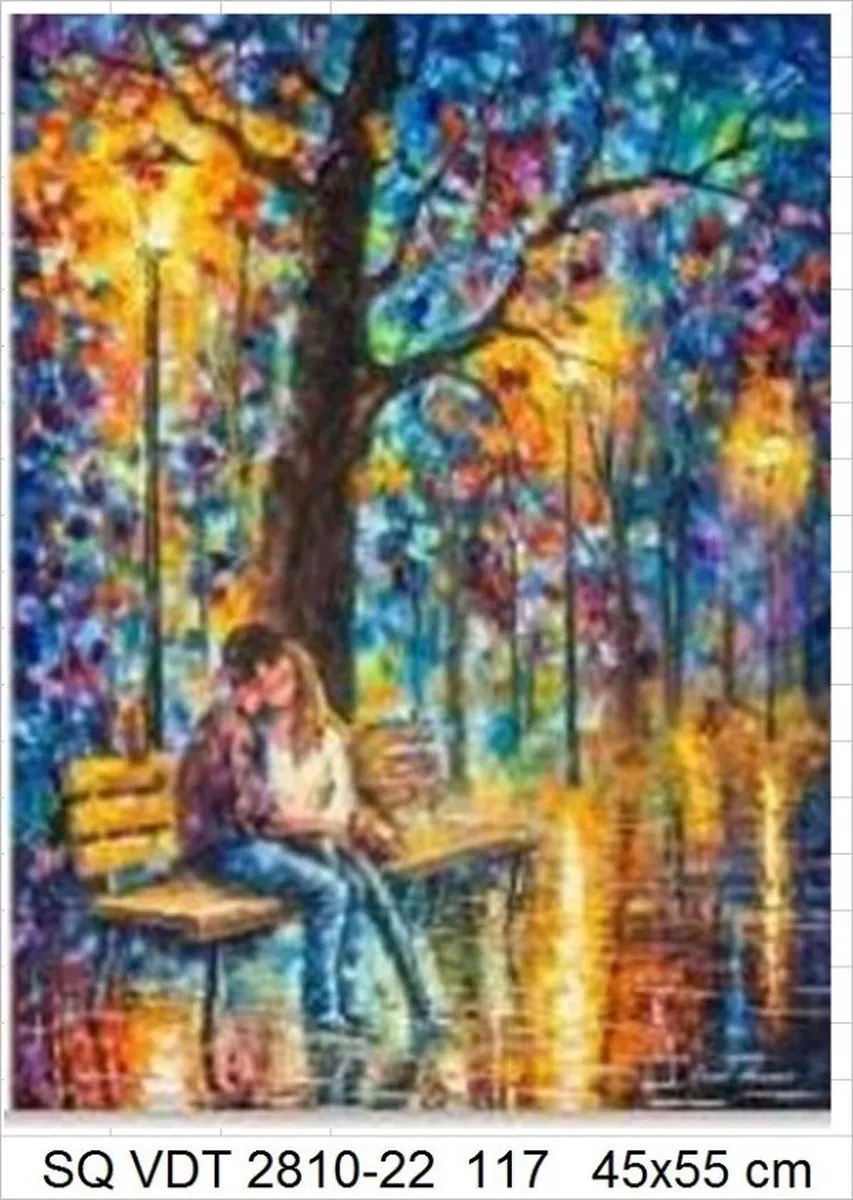VDTOYS Diamond Painting VDTA117 Loverslane - 45x55cm