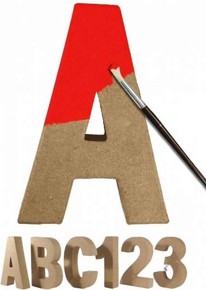 Rayher Papier Mache Letter B - Beige