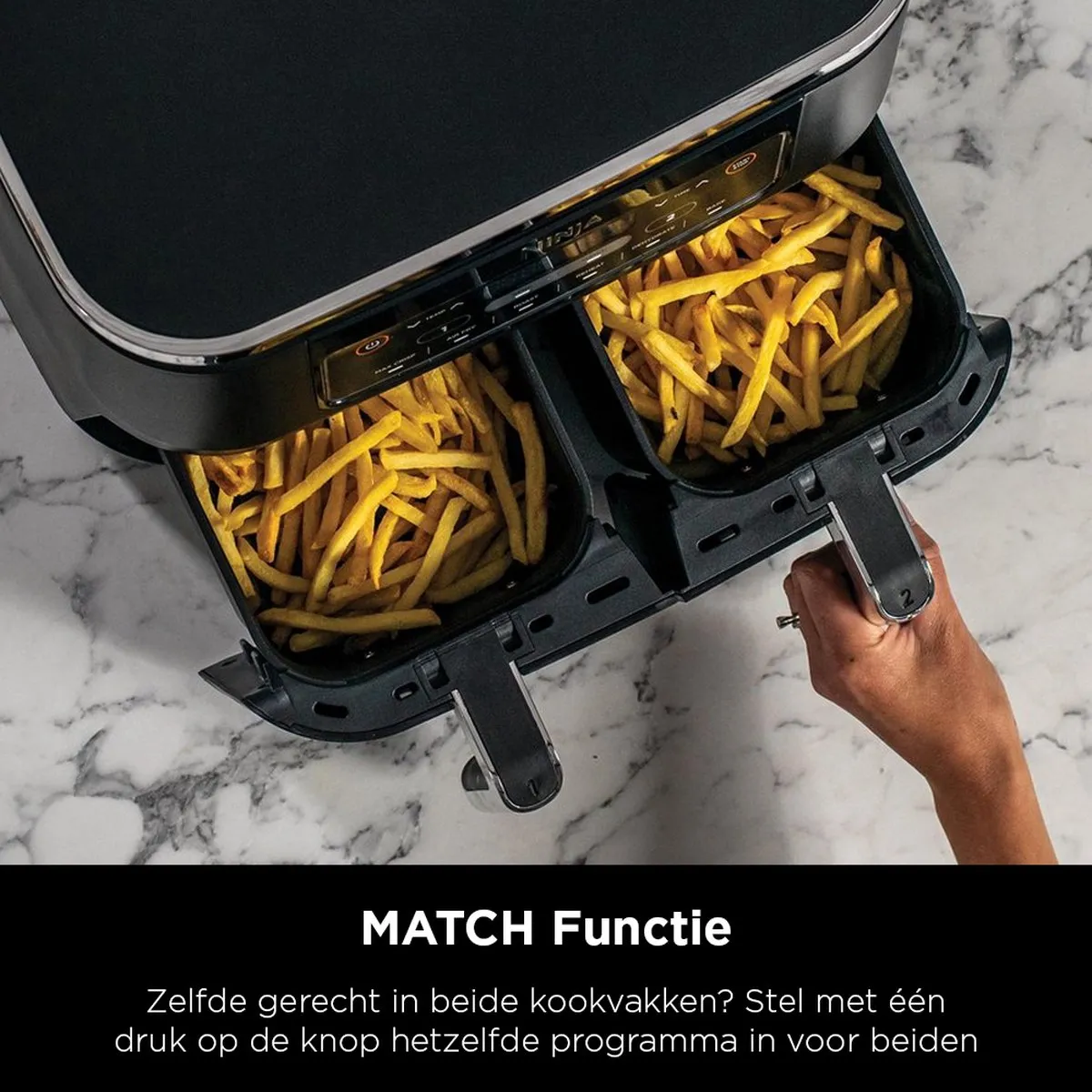 Ninja DualZone AF300EU Dubbele Airfryer XXL 7.6L - 2400W