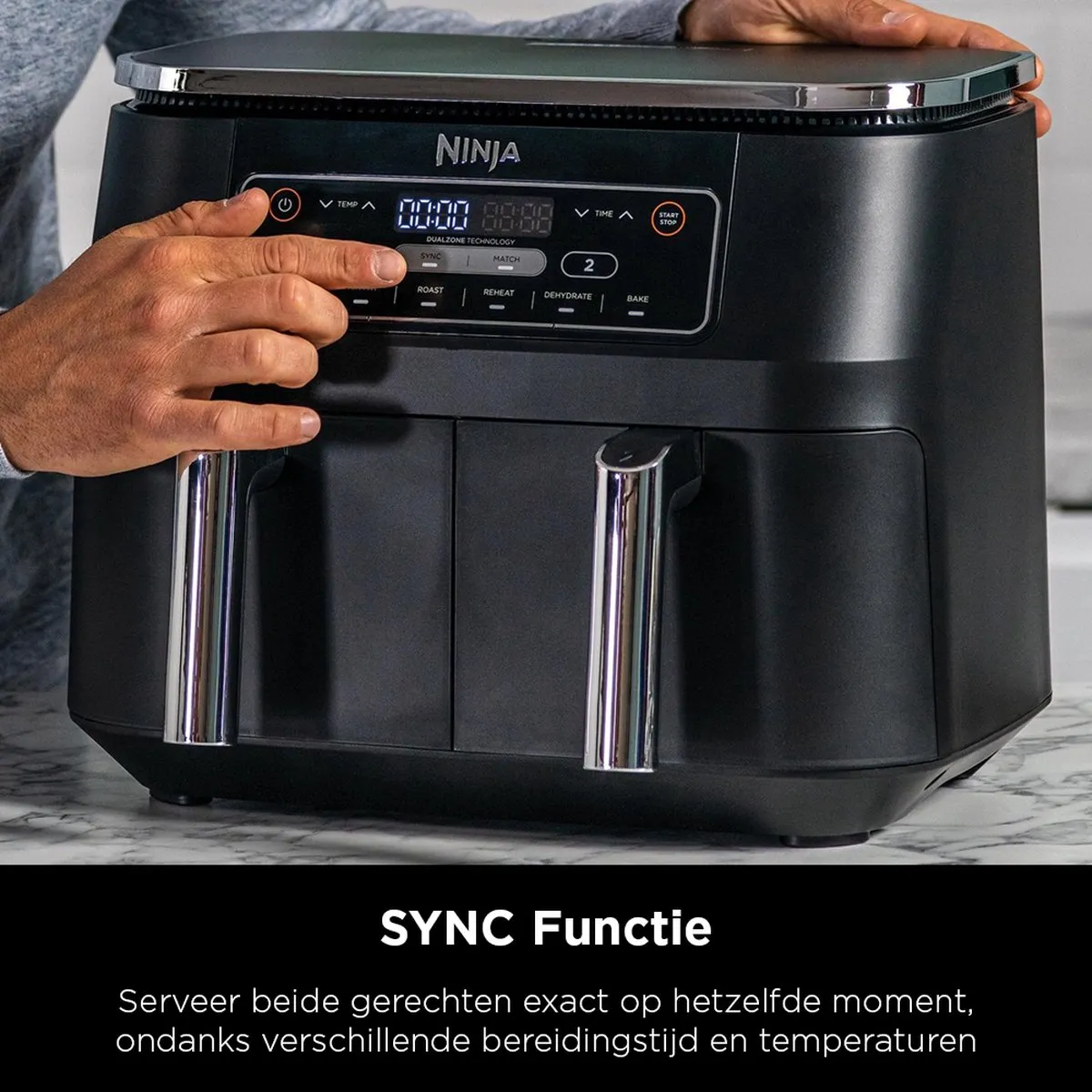 Ninja DualZone AF300EU Dubbele Airfryer XXL 7.6L - 2400W