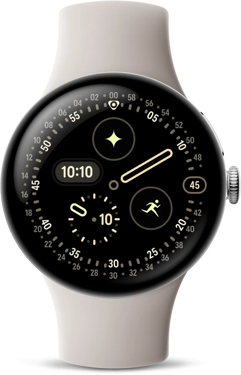 Google Pixel Watch 4 Smartwatch 41mm - Zilver/Porselein