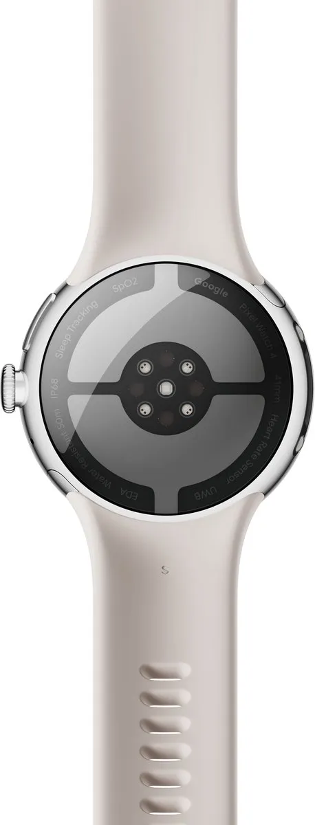 Google Pixel Watch 4 Smartwatch 41mm - Zilver/Porselein