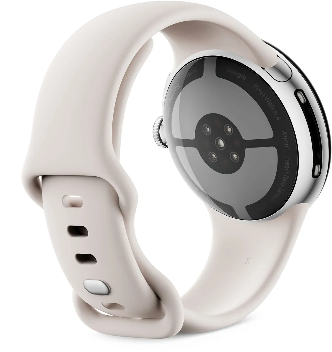 Google Pixel Watch 4 Smartwatch 41mm - Zilver/Porselein