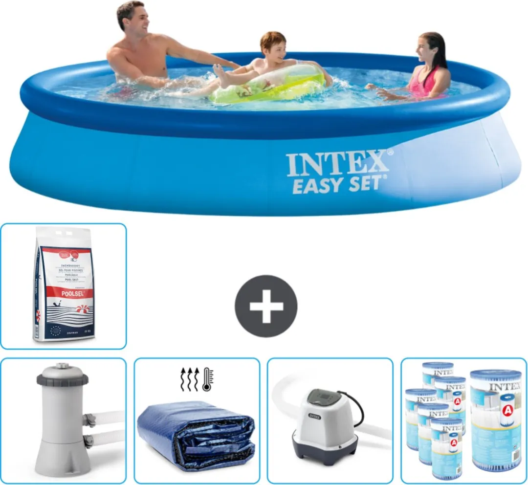 Intex Easy Set Zwembad 366x76cm Blauw