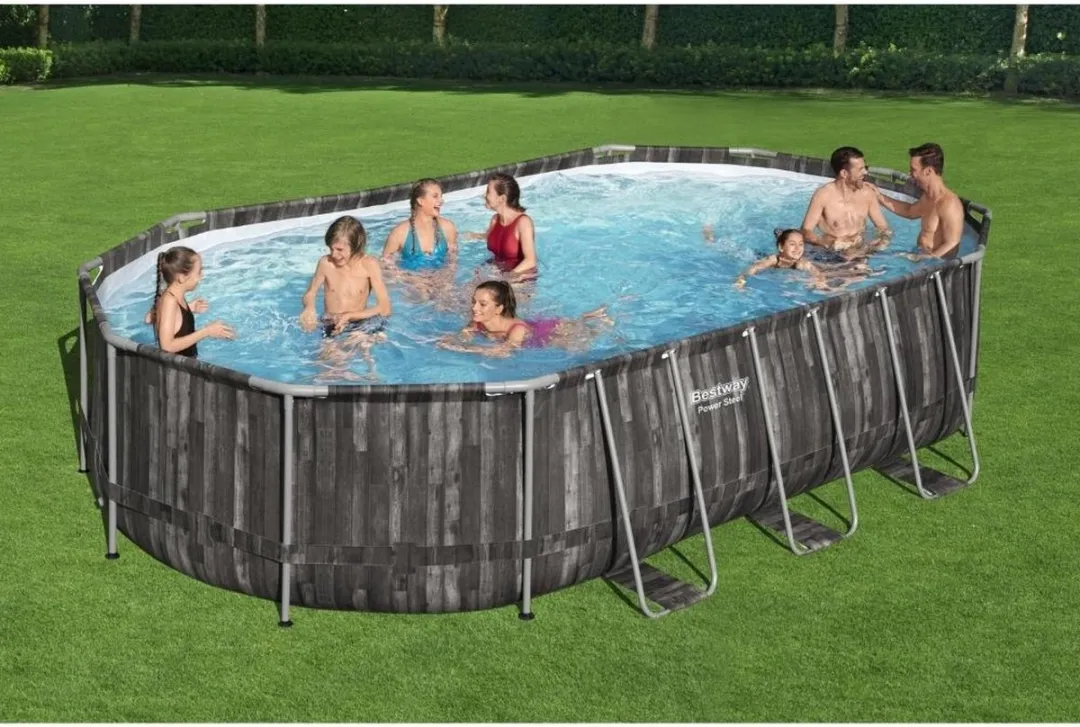 Bestway Power Steel Zwembadpakket 5611R - 20.241L - 610x366x122cm Grijs - afbeelding 6 van 6