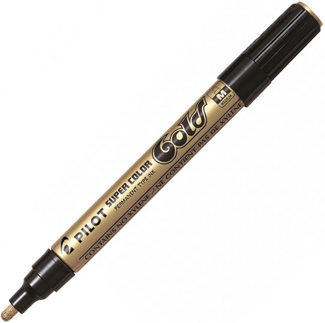 Pilot Super Color Gouden Marker Pen