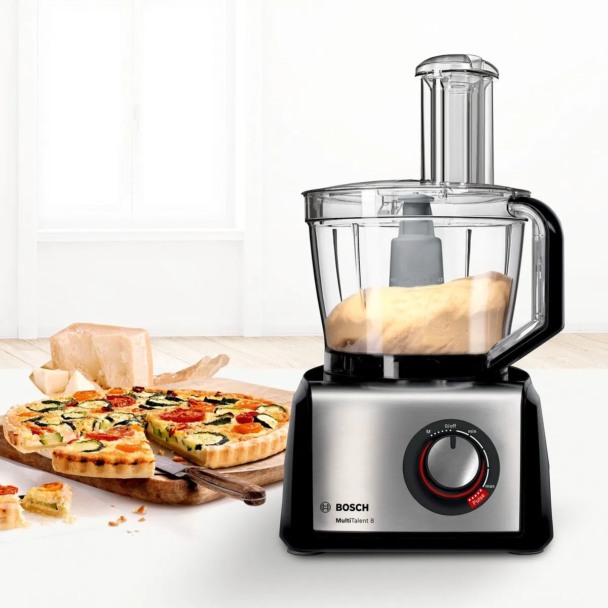Bosch MultiTalent 8 MC812M865 Foodprocessor - 1250W - Zwart/RVS - afbeelding 6 van 6