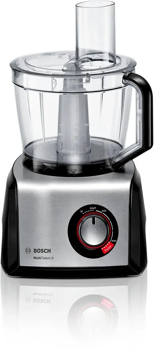 Bosch MultiTalent 8 MC812M865 - Foodprocessor - Zwart/RVS