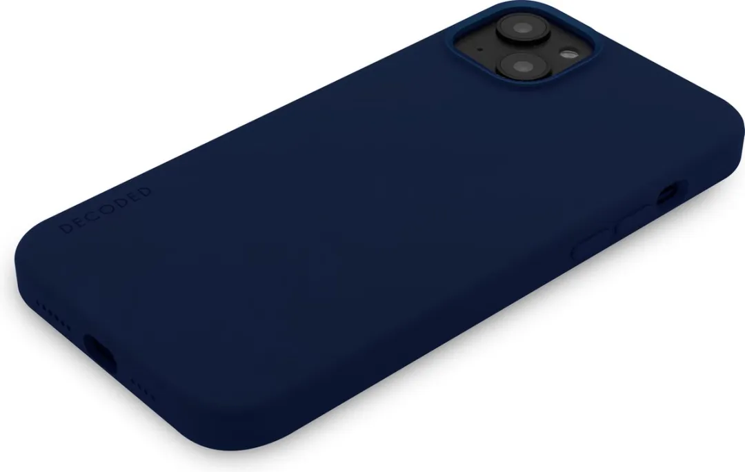 Decoded D23IPO14MBCS9NE Siliconen Back Cover iPhone 14 Plus - Navy Peony - afbeelding 6 van 6