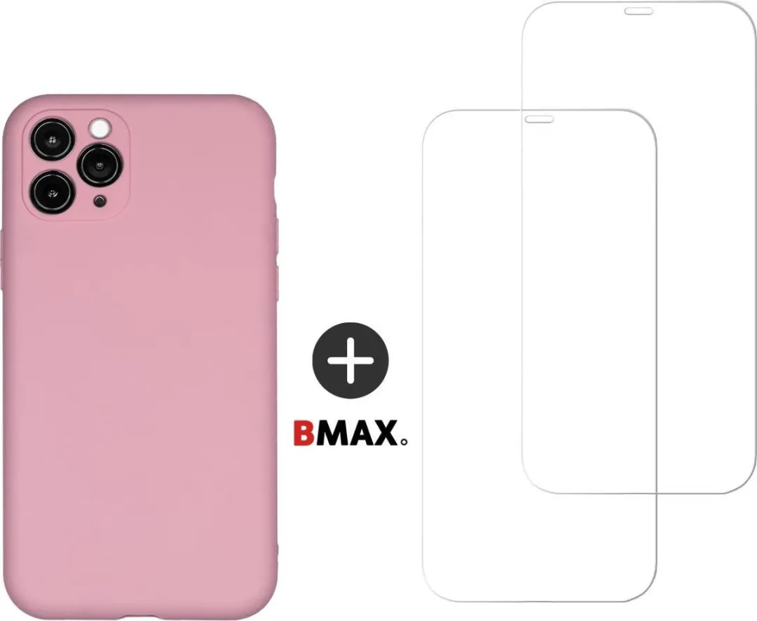 BMAX iPhone 11 Pro Max Telefoonhoesje Lichtroze