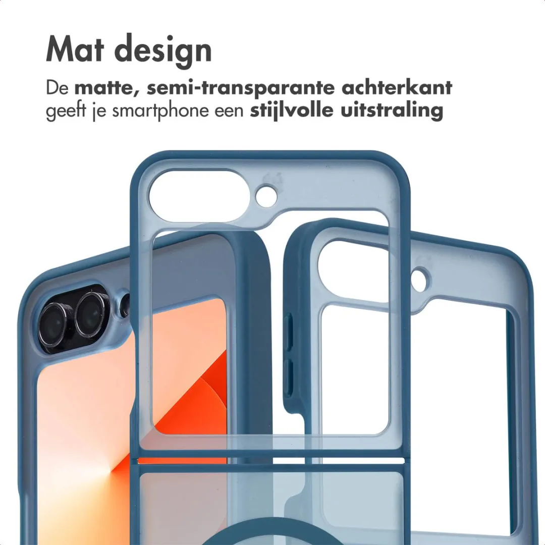 imoshion Hoesje Samsung Galaxy Z Flip 6 - Donkerblauw