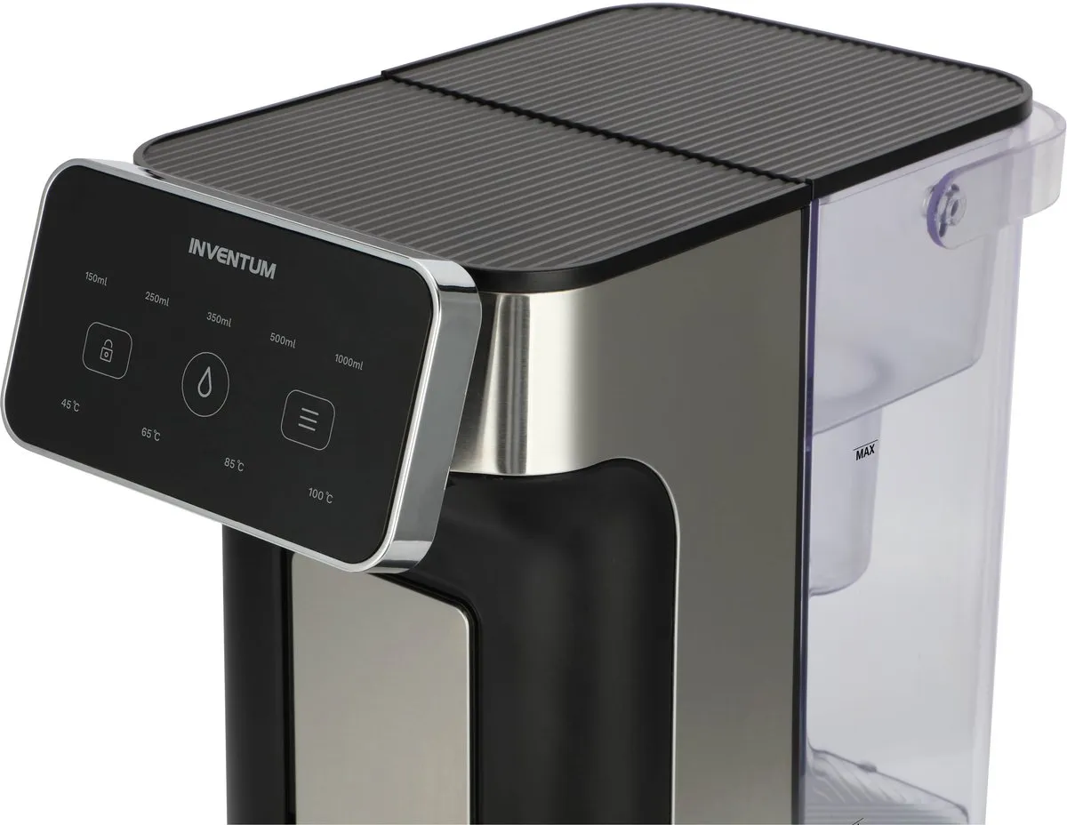 Inventum HWD725B Heetwaterdispenser 2L - 2600W - Zwart/RVS