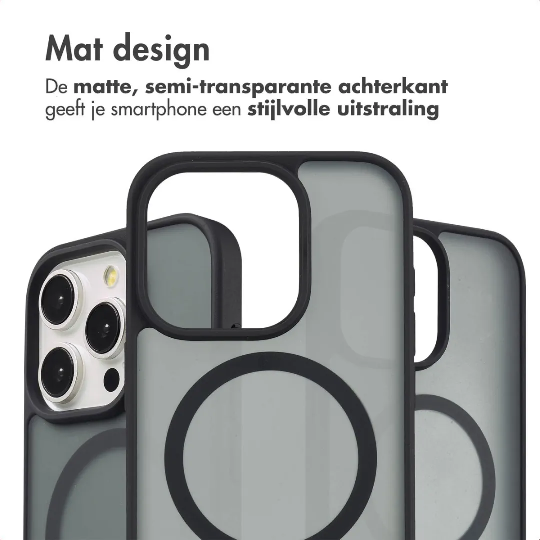 Imoshion Hoesje iPhone 15 Pro MagSafe - Zwart