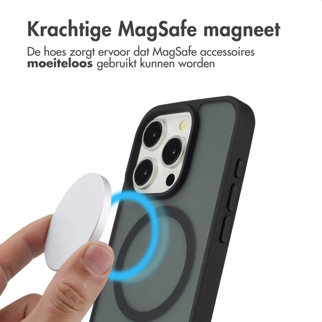 Imoshion Hoesje iPhone 15 Pro MagSafe - Zwart