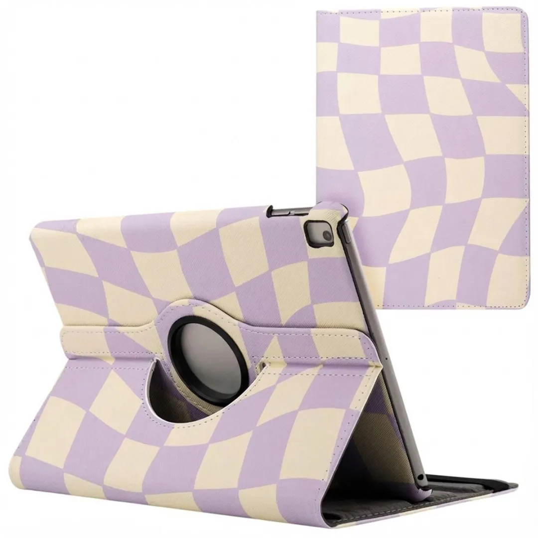 Imoshion Tablethoes SH00066931 - Apple iPad 10.2" 360° Draaibaar - Dancing Cubes