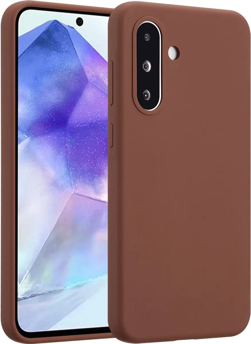 Accezz Hoesje Samsung Galaxy A56/A36 - Liquid Silicone - New Tea Brown