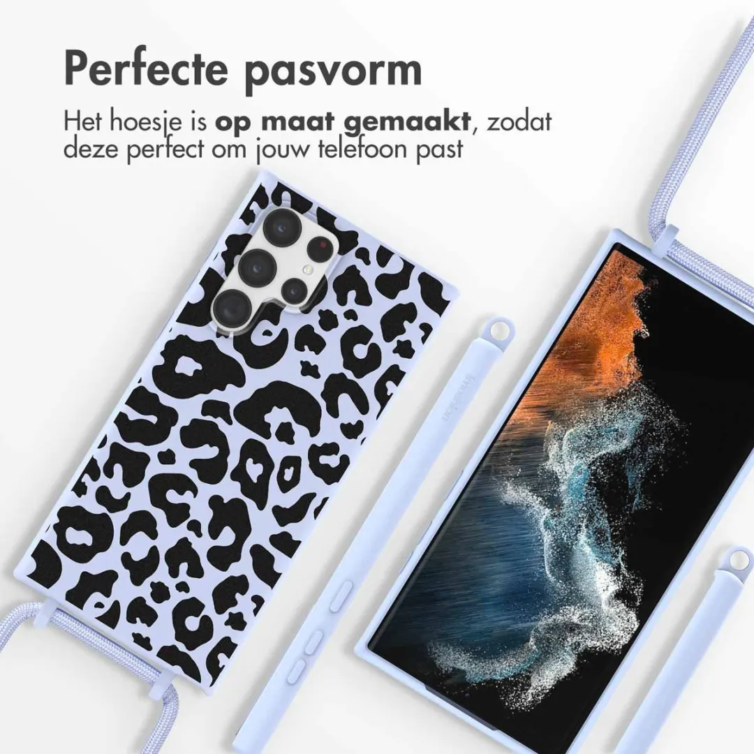 Imoshion Hoesje Samsung Galaxy S22 Ultra Animal Lila