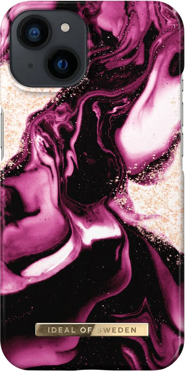 iDeal of Sweden iPhone 13 Golden Ruby Marble MagSafe Hoesje - IDFCTE22-I2161-319 - afbeelding 6 van 6