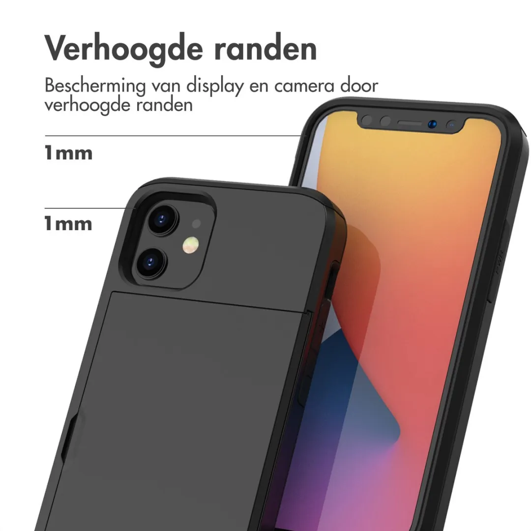 Imoshion Hoesje iPhone 12 Mini - 2 Pasjes - Zwart