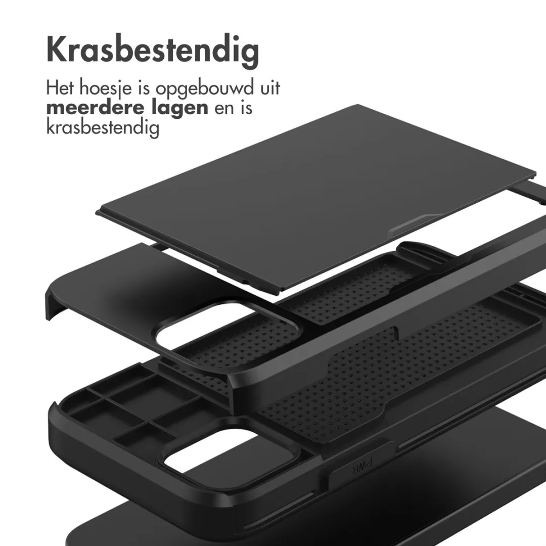 Imoshion Hoesje iPhone 12 Mini - 2 Pasjes - Zwart