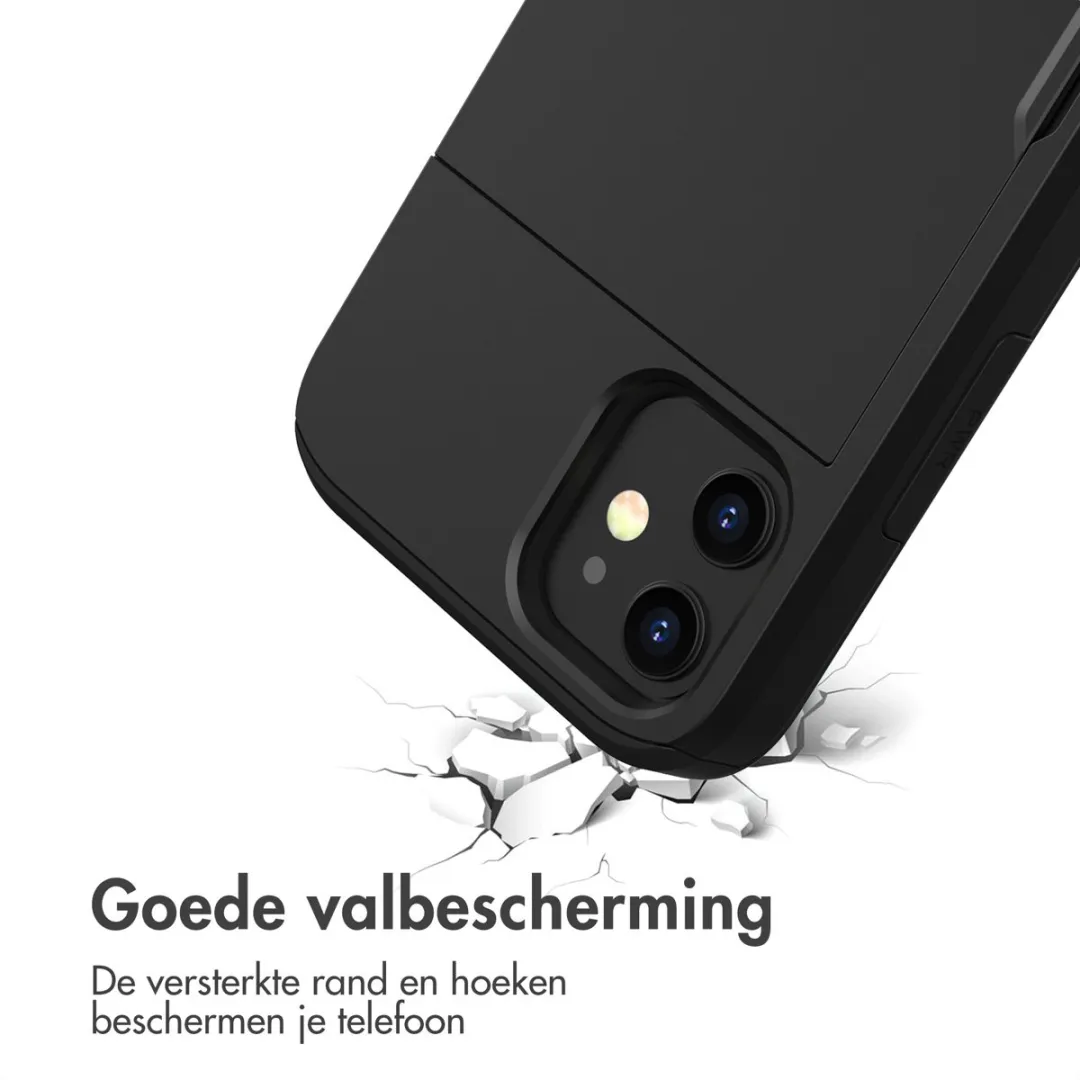 Imoshion Hoesje iPhone 12 Mini - 2 Pasjes - Zwart