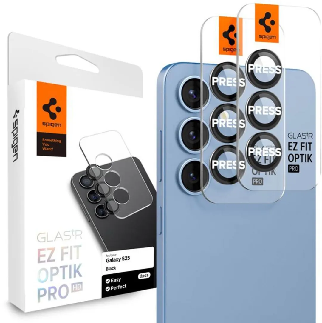 Spigen Optik Pro EZ Fit Lens Protector AGL09092 - 2 Stuks